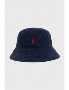 Polo Ralph Lauren pălărie de in culoarea bleumarin, 455938465