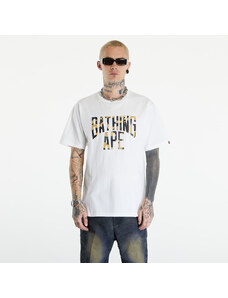 Tricou pentru bărbați A BATHING APE 1St Camo Nyc Logo Tee White