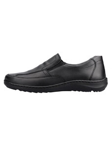 Pantofi barbati, Waldlaufer, 478502-174-001-Herwig-Negru, casual, piele naturala, cu talpa joasa, negru (Marime: 41)