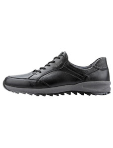 Pantofi barbati, Waldlaufer, 388005-199-001-Helle-Negru, casual, piele naturala, cu talpa groasa, negru (Marime: 45)
