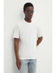 Diesel tricou din bumbac T-MUST-SLITS-N2 bărbați, culoarea alb, uni, A13238.0QANW