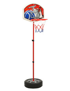 OrlandoKids Set de joc de baschet pentru copii, reglabil, 120 cm