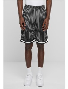 Urban Classics / Striped Mesh Shorts black/white