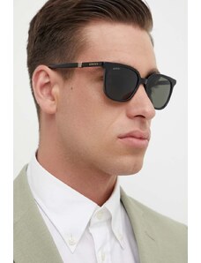 Gucci ochelari de soare barbati, culoarea negru, GG1493S