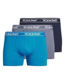 JACK & JONES Boxeri 'CARL' albastru / albastru închis / gri / alb