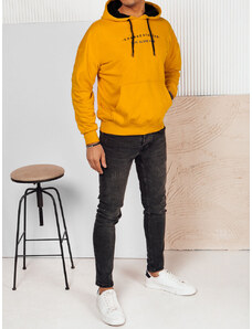 Men's Printed Sweatshirt, Yellow Dstreet