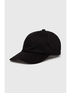 Miss Sixty șapcă de baseball din bumbac HJ8590 HAT culoarea negru, neted, 6L2HJ8590000