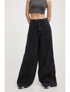 adidas Originals jeansi femei, culoarea negru, IT7271