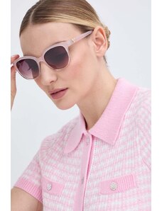 Guess ochelari de soare femei, culoarea roz, GU7877_5374T
