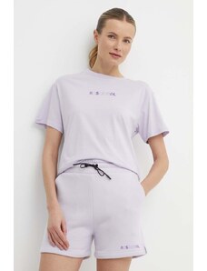 Rossignol tricou din bumbac femei, culoarea violet, RLMWY17
