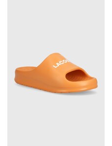 Lacoste papuci Serve Slide 2.0 barbati, culoarea portocaliu, 47CMA0015