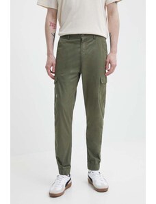 Quiksilver pantaloni barbati, culoarea verde