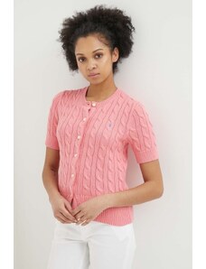 Polo Ralph Lauren cardigan din bumbac culoarea roz, light 211906814