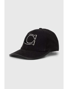 Coach șapcă de baseball din bumbac culoarea negru, cu imprimeu