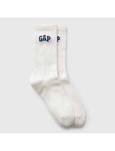 Șosete pentru bărbați GAP Logo Crew Socks New Off White Opt1