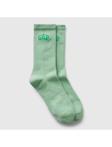 Șosete pentru bărbați GAP Logo Crew Socks Meadow Green 743