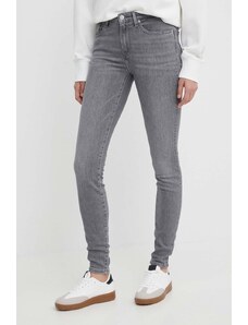 Tommy Hilfiger jeans femei, culoarea gri, WW0WW41302