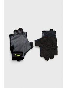 Nike Mănuși crosetate fara degete bărbați, culoarea gri