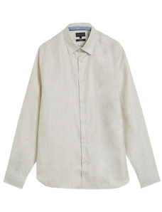 TED BAKER Cămaşă Romeos Ls Linen Shirt 275427 stone