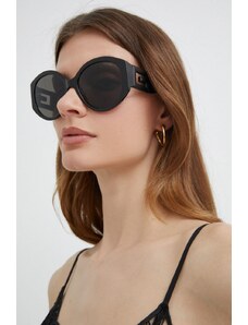 Guess ochelari de soare femei, culoarea negru, GU7917_5601A
