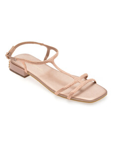 Sandale casual LAURA BIAGIOTTI nude, 8490, din material textil