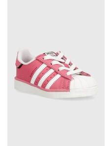adidas Originals sneakers pentru copii SUPERSTAR culoarea roz