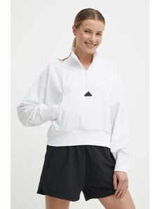 adidas bluza Z.N.E femei, culoarea alb, neted, IN9478