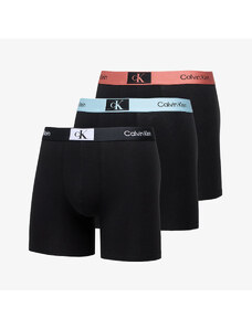Boxeri Calvin Klein Cotton Stretch Boxer Brief 3-Pack Black