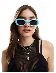 AIRE calisto oval sunglasses in iridescent blue