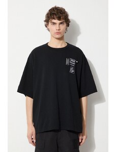 Undercover tricou din bumbac Tee barbati, culoarea negru, cu imprimeu, UC1D4807.4