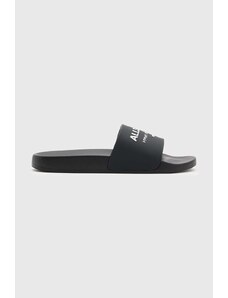 AllSaints papuci Underground barbati, culoarea negru, MF726X