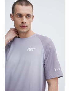 Picture tricou sport Osborn Printed culoarea violet, modelator, MTS1076