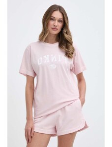 Pinko tricou din bumbac femei, culoarea roz, 104269 A25Z