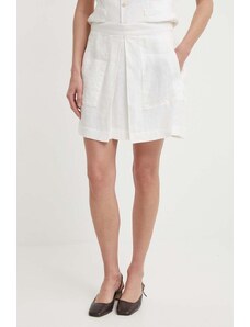 Polo Ralph Lauren fusta din in culoarea alb, mini, evazati, 211935410