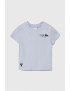 Lacoste tricou de bumbac pentru copii cu imprimeu