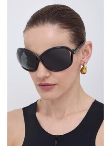Tom Ford ochelari de soare femei, culoarea negru, FT1068_6801A