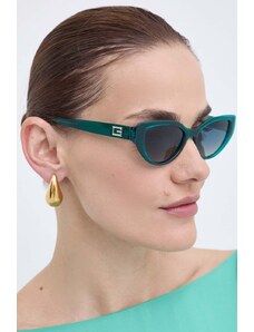 Guess ochelari de soare femei, culoarea verde, GU7910_5296P