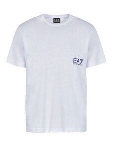 EA7 t-shirt manica corta cotone logo oversize flock - train