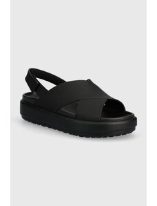 Crocs sandale Brooklyn Luxe Strap culoarea negru, 209407.060