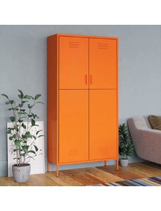 OrlandoKids sifonier, portocaliu, 90x50x180 cm otel