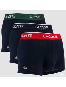 Boxeri LACOSTE 3Pack Casual Cotton Stretch Boxers navy