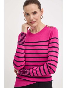 Morgan pulover MTERA femei, culoarea roz, light, MTERA