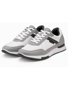 Ombre Pantofi de sport din plasă pentru bărbați - gri V2 OM-FOSL-0153