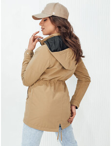 Women's ELINA jacket, dark beige, Dstreet