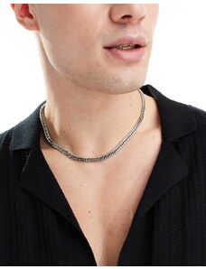 Lost Souls stainless steel chunky chain necklace in silver
