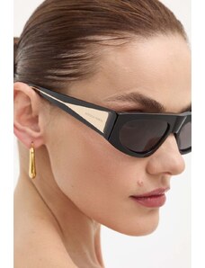 Bottega Veneta ochelari de soare femei, culoarea negru, BV1277S