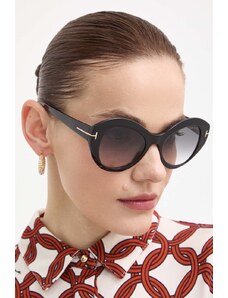 Tom Ford ochelari de soare femei, culoarea negru, FT1084_5201B