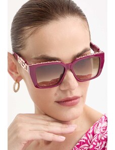 Guess ochelari de soare femei, culoarea violet, GU7915_5569G