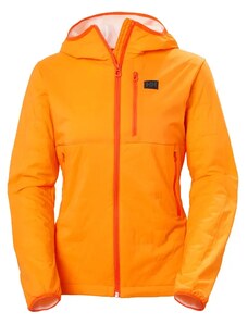 Women's Helly Hansen Lifaloft Air Hooded Insulato W Poppy Orange Jacket, XL