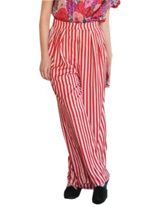 MADAME SHOU SHOU Pantaloni Voyager red stripes